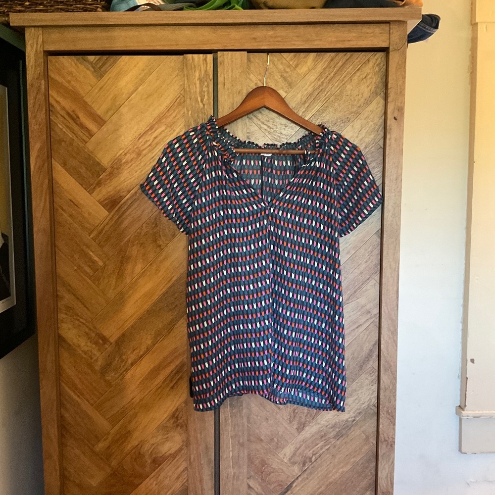 Women’s large flutter sleeve blouse by gap